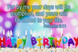 Birthday Card Message With a Christian Sentiment