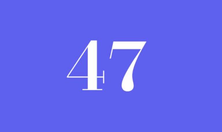 what does angel number 47 mean