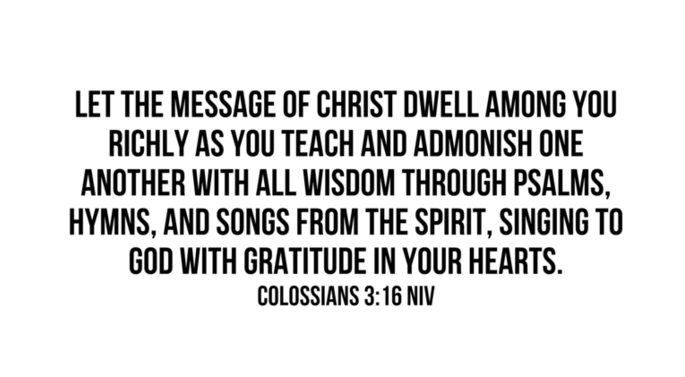 Colossians 3:16