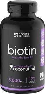 Sports Research Biotin: buena para el cabello fino