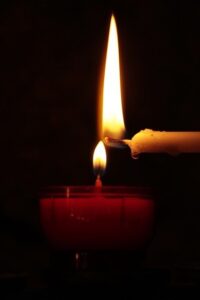 candle flame too high meaning spiritual